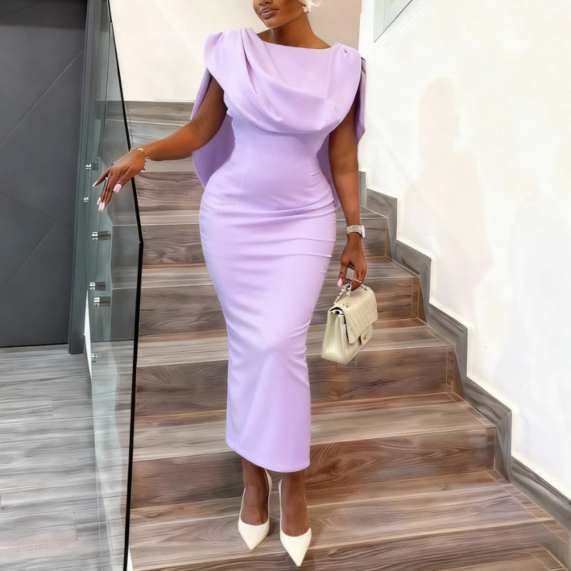 Backless Bodycon Maxi Dress