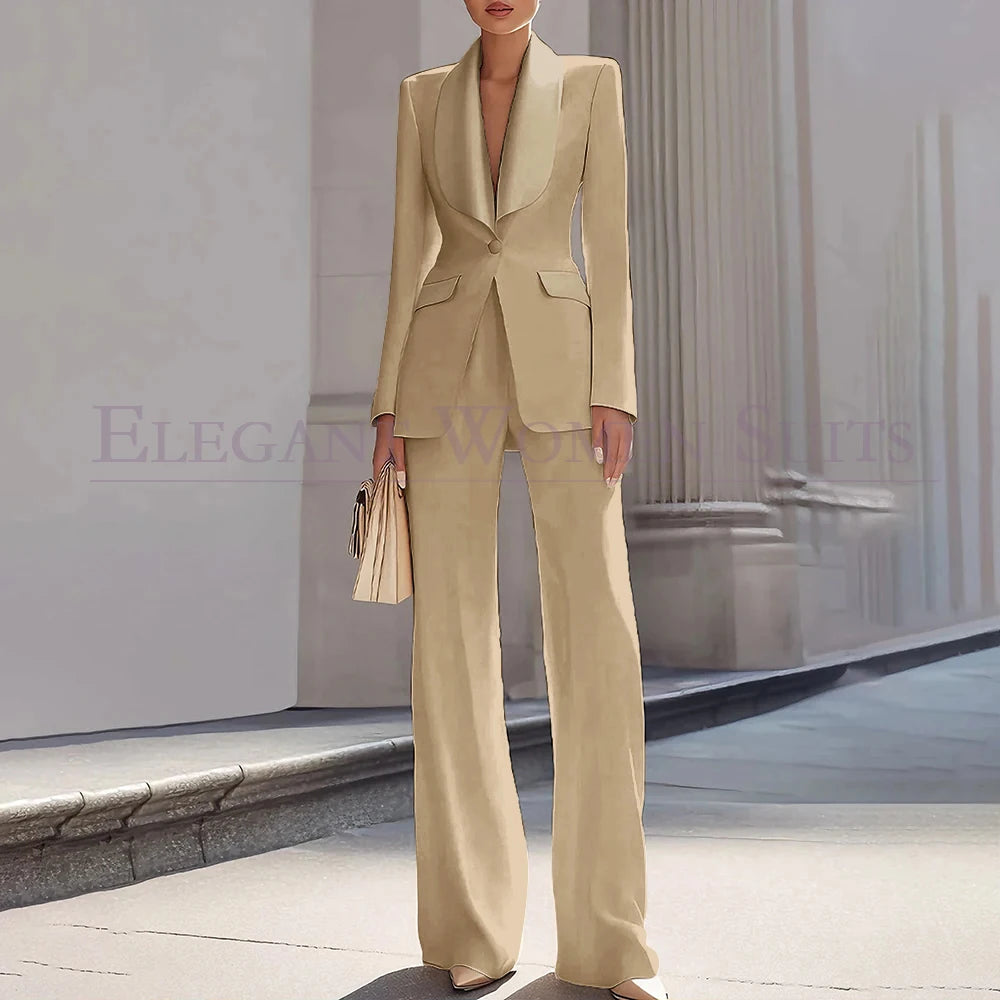 Customzied Suits Blazer Luxury One-Button Shawl