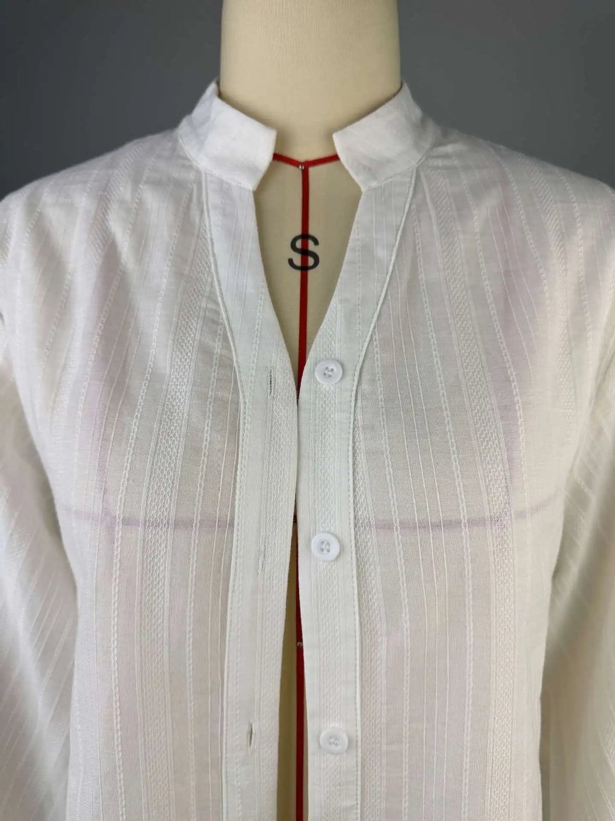White Shirts Long Sleeve Oversize Blouse
