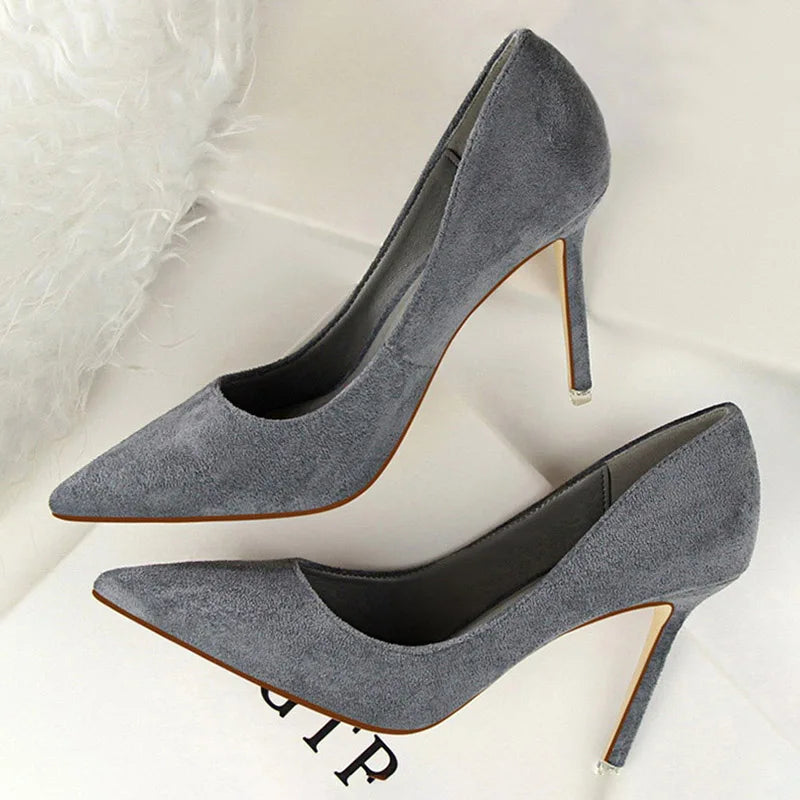 BIGTREE Shoes Pumps High Heels Shoes
