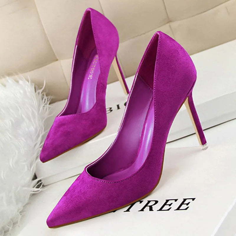 BIGTREE Shoes Pumps High Heels Shoes