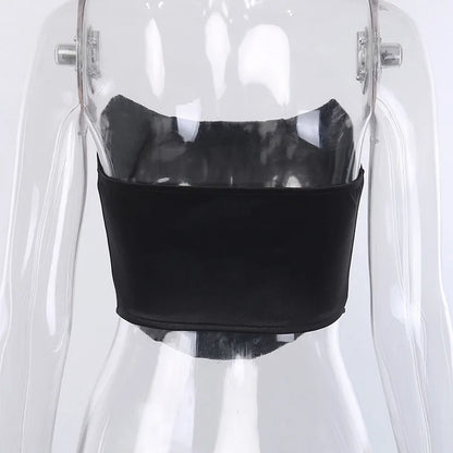Off-The-Shoulder Corset Crop Top