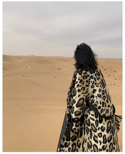Lautaro Long Leopard Print Warm Fluffy