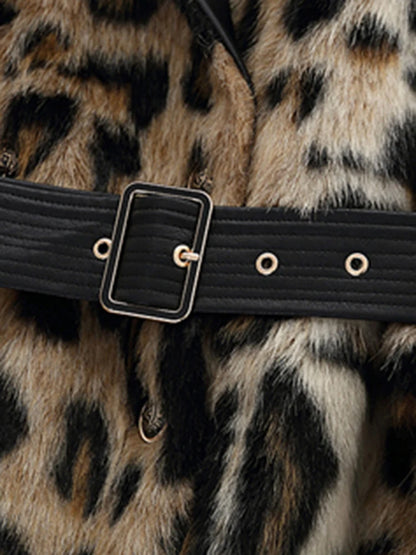 Lautaro Long Leopard Print Warm Fluffy