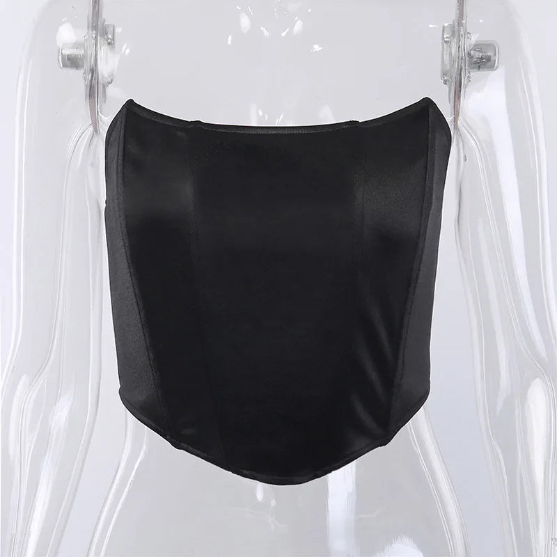 Off-The-Shoulder Corset Crop Top