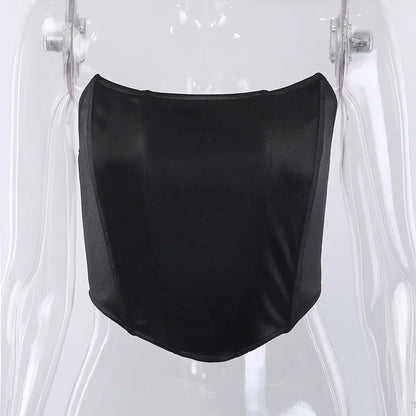 Off-The-Shoulder Corset Crop Top