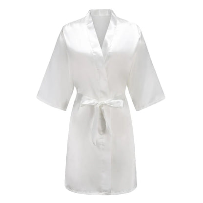 Satin Party Robe Kimono