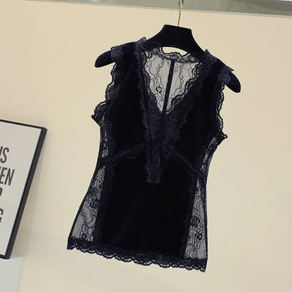 Blouses And Shirts 2019 Korean Sleeveless