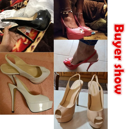 Pumps Stilettos 14CM Platform Super High