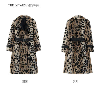 Lautaro Long Leopard Print Warm Fluffy