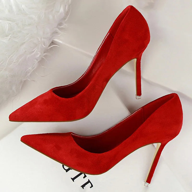 BIGTREE Shoes Pumps High Heels Shoes
