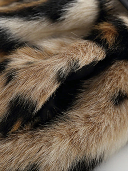 Lautaro Long Leopard Print Warm Fluffy