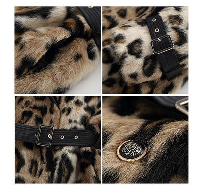 Lautaro Long Leopard Print Warm Fluffy