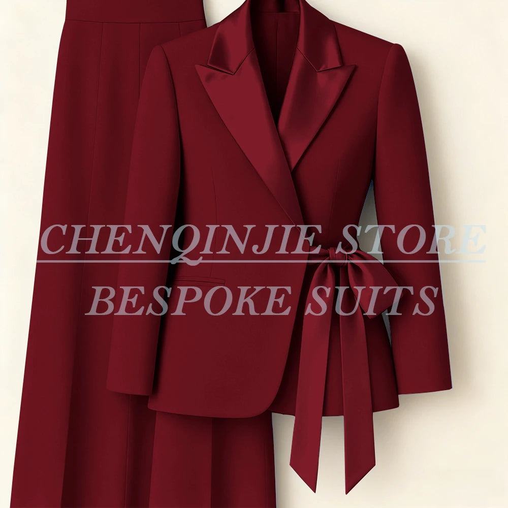 Tailored Blazer & Skinny Pants Suit