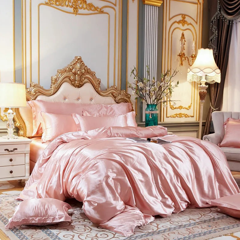 Mulberry Silk Luxury Satin Bedding Set