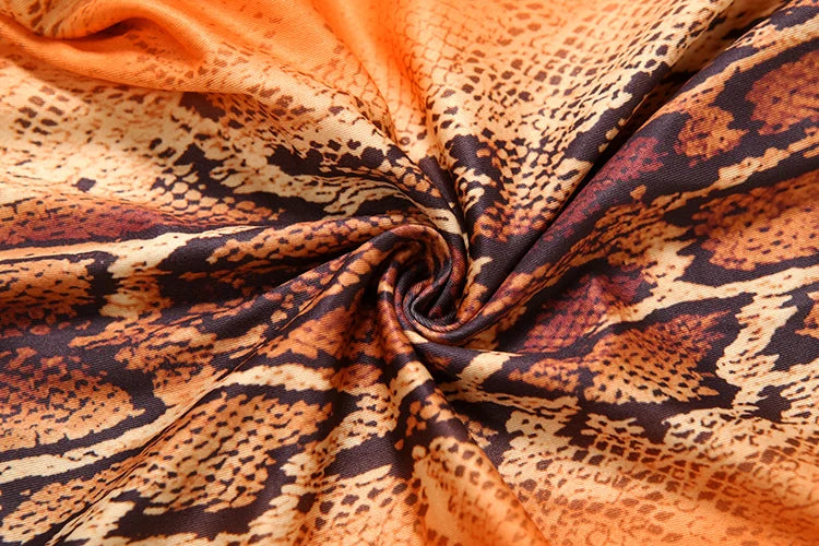 Weird Puss Snake Print Jumpsuit Woman Sexy Cirque Hollow Full Sleeve Skinny Fitness Midnight Clubwear Party Coquette Overalls