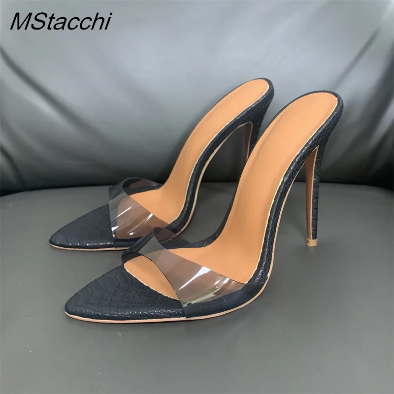 Super-high Heel Slippers Shoes Peep Toe