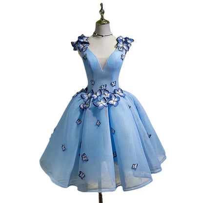 Dresses Gown 3D Butterfly Design Dress