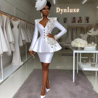 Blazer and Skirt Dresses With Sleeves