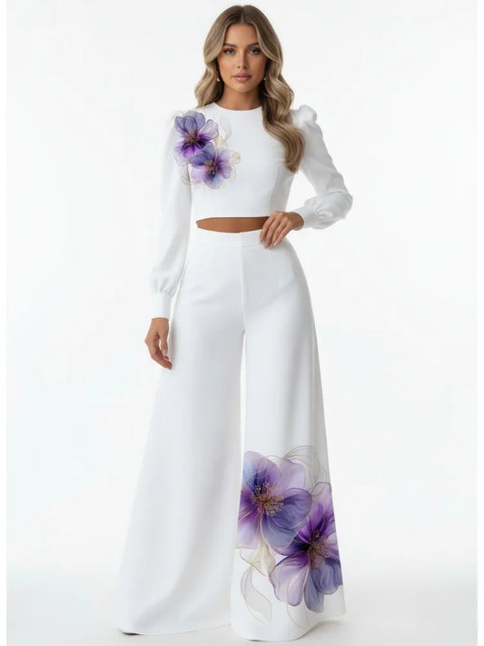 Onecozyday 2026 Stylish Floral Print Pant