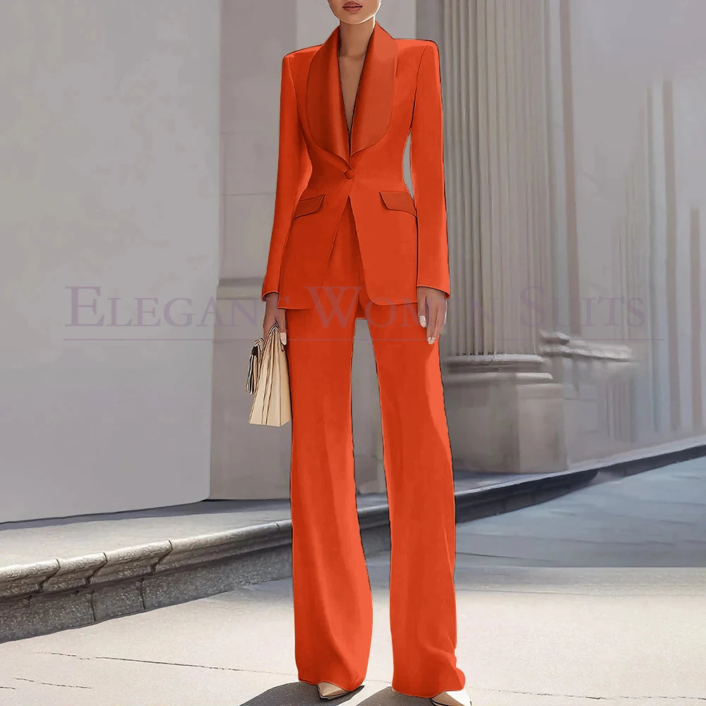 Customzied Suits Blazer Luxury One-Button Shawl