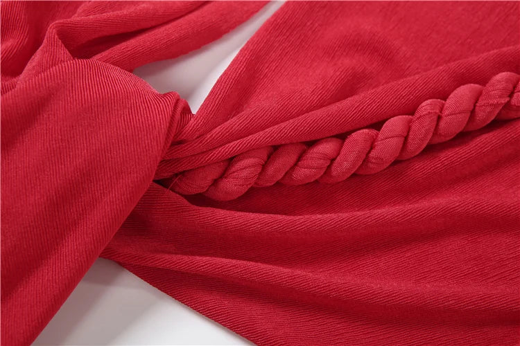 Nibber Backless Dress Woman Twist Bandage Halter Swing Collar Cleavage Sleeveless Midnight Club Party Sexy Fashion Mini Bodycon