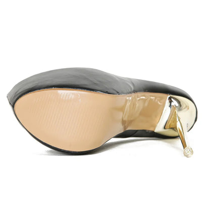 Liyke Runway Style Metal Thin High