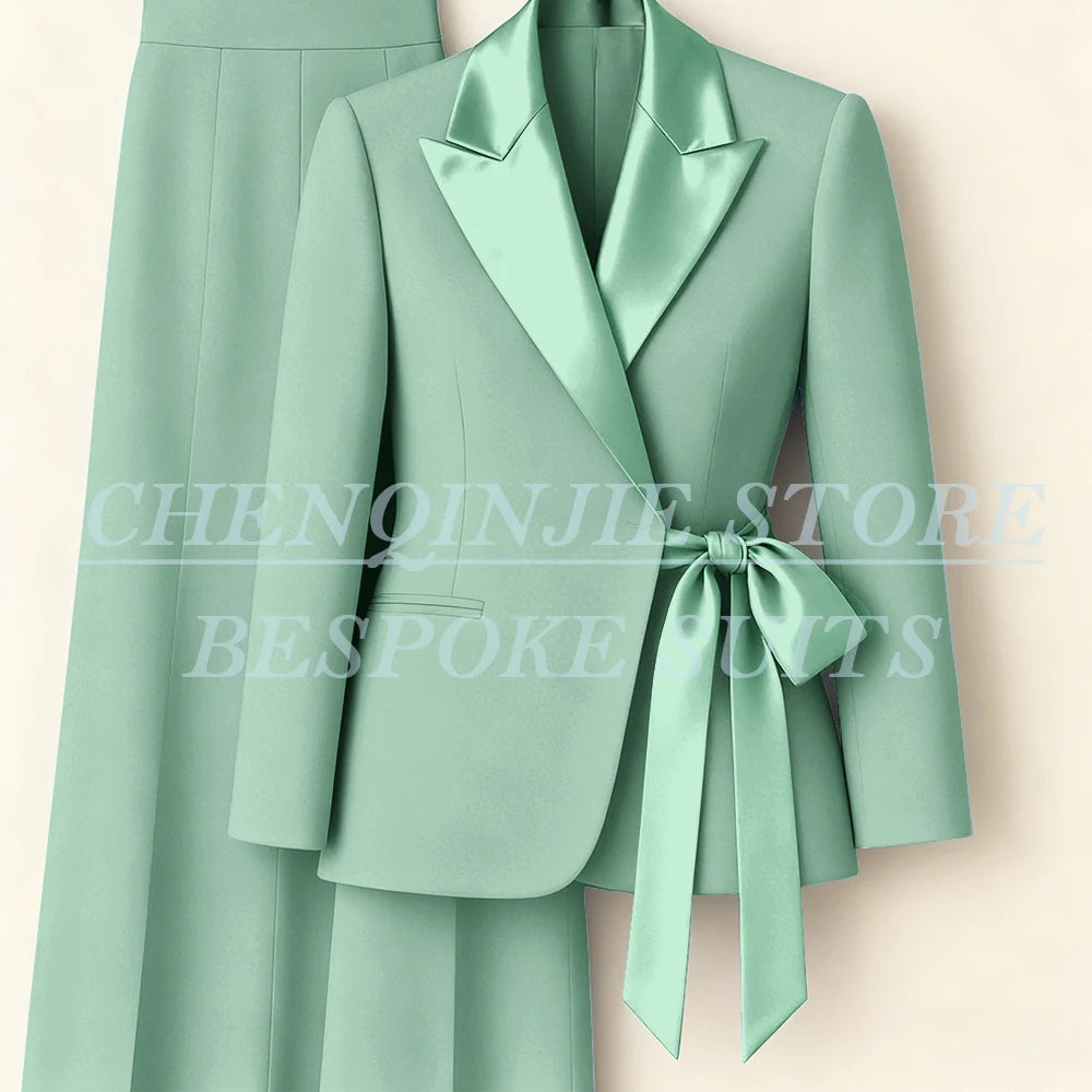 Tailored Blazer & Skinny Pants Suit