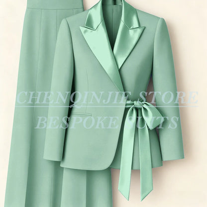 Tailored Blazer & Skinny Pants Suit