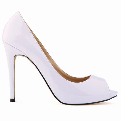 Pumps Fish Mouth High Heels Ladies11cm
