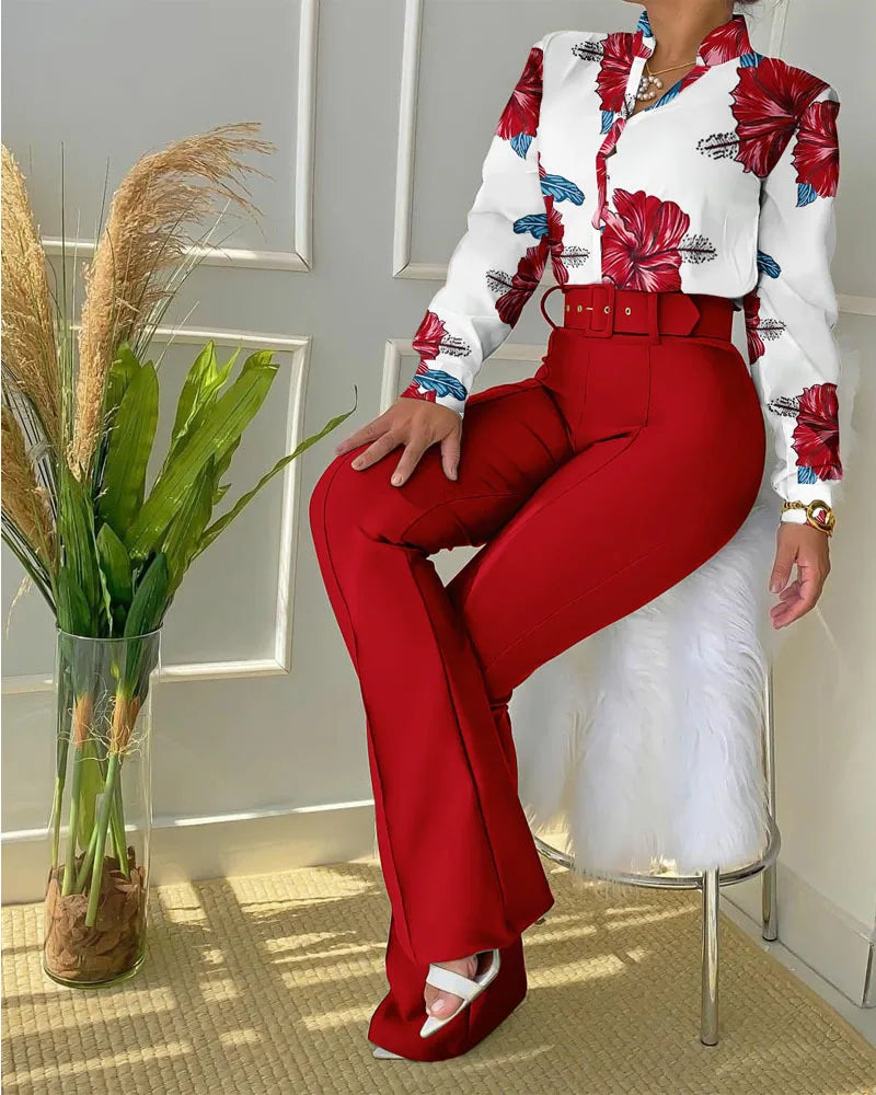 Pants Sets Outfits Versatile Casual Girdle