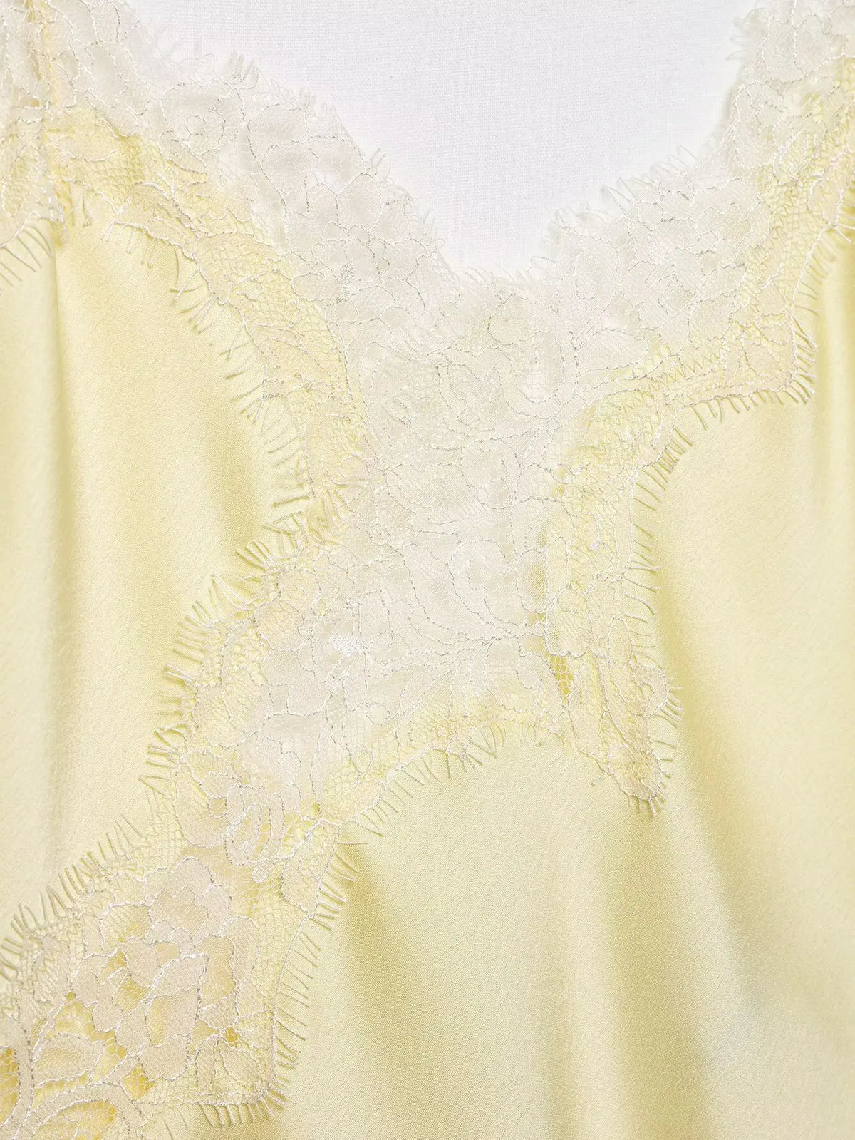 Asymmetrical Lace Backless Slip Top
