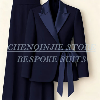 Tailored Blazer & Skinny Pants Suit