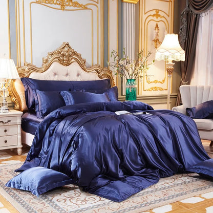 Mulberry Silk Luxury Satin Bedding Set