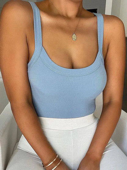 Strap Solid Bodycon Body Casual Basic