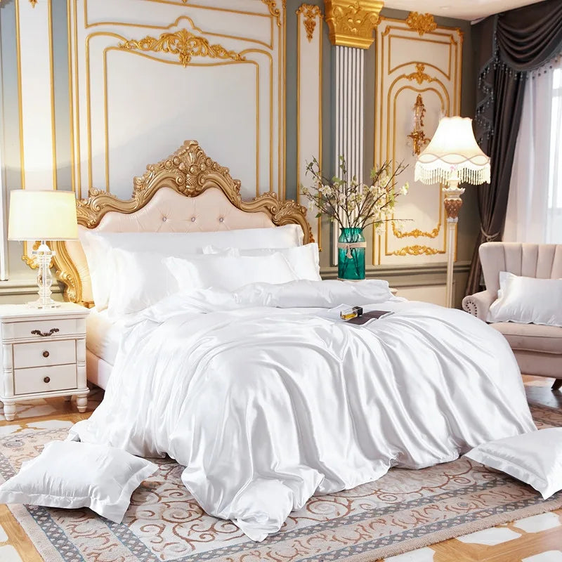 Mulberry Silk Luxury Satin Bedding Set