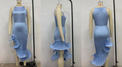 New and Vacation Style Irregular Sleeveless