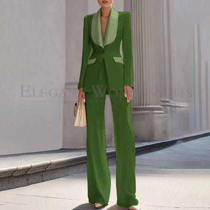 Customzied Suits Blazer Luxury One-Button Shawl