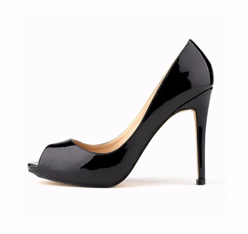 Pumps Fish Mouth High Heels Ladies11cm