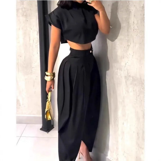 Y2k Streetwear 2-piece Set Outfit Cropped