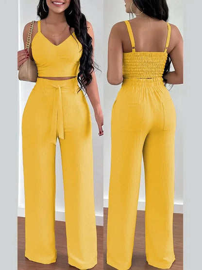 Print Halter V-Neck Backless Tank Suit