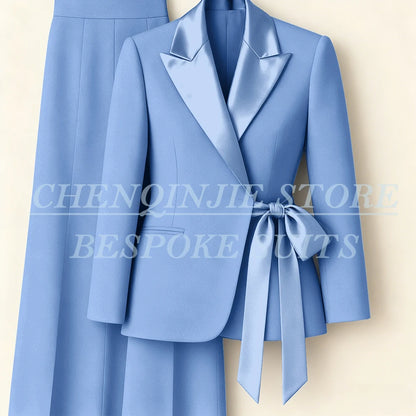 Tailored Blazer & Skinny Pants Suit
