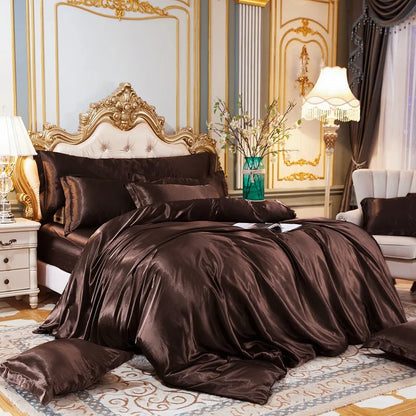 Mulberry Silk Luxury Satin Bedding Set