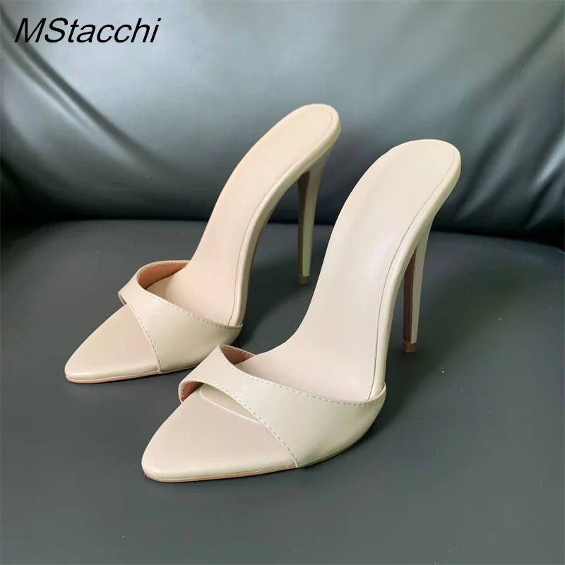 Super-high Heel Slippers Shoes Peep Toe