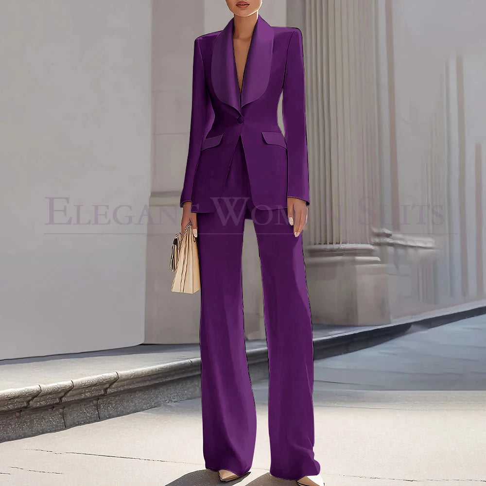 Customzied Suits Blazer Luxury One-Button Shawl