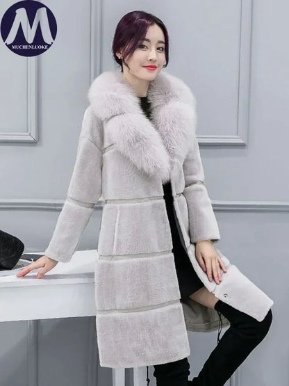 Fur Coat New Imitation Fox Hair