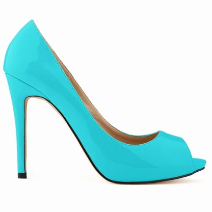 Pumps Fish Mouth High Heels Ladies11cm