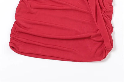 Nibber Backless Dress Twist Bandage Halter