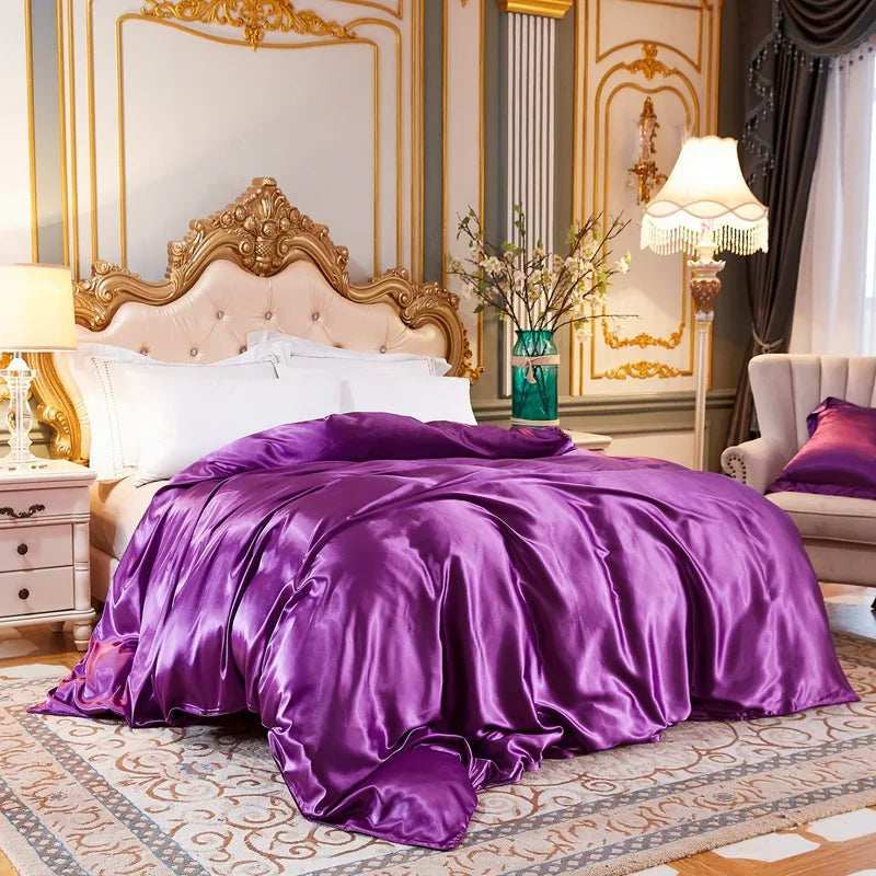 Mulberry Silk Luxury Satin Bedding Set
