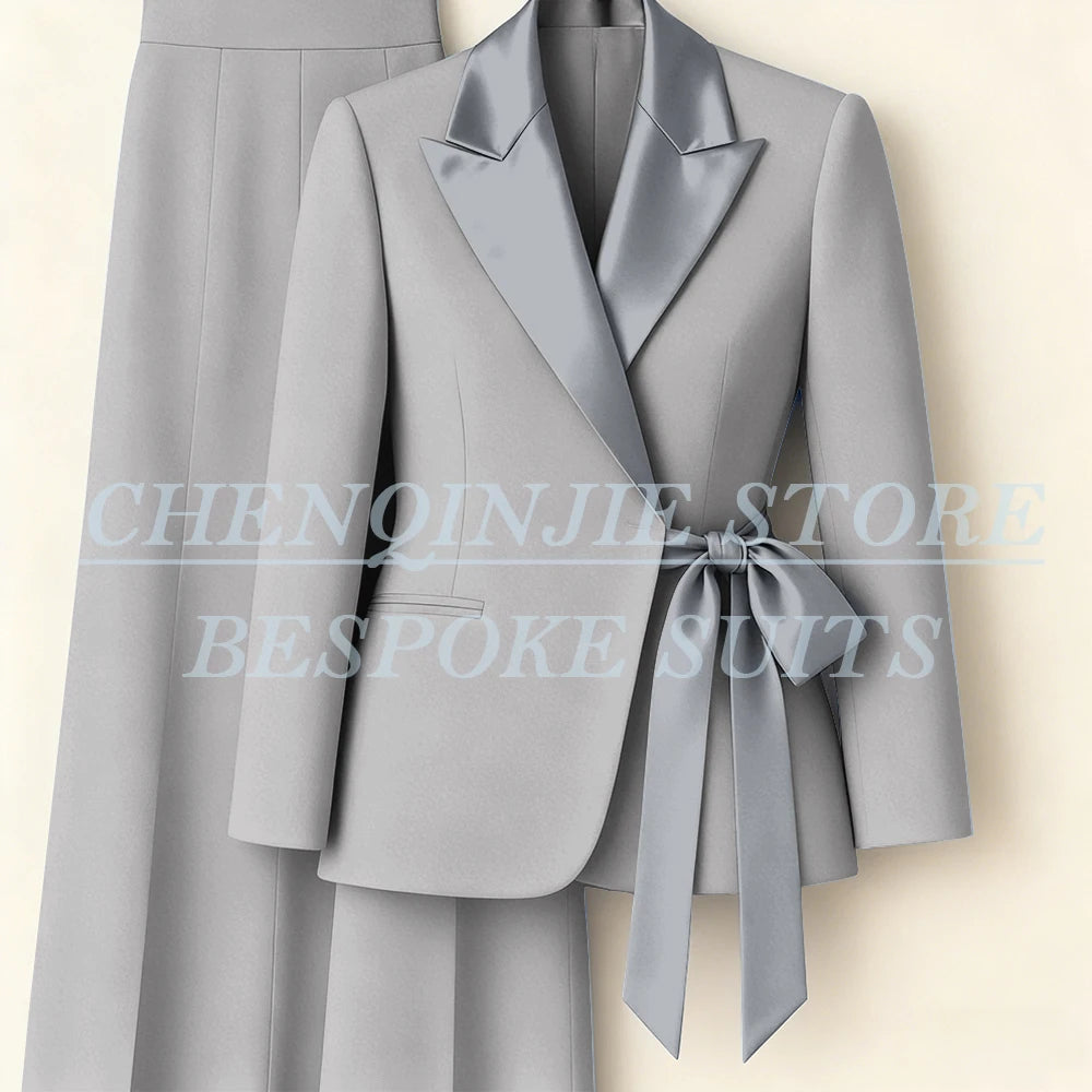 Tailored Blazer & Skinny Pants Suit